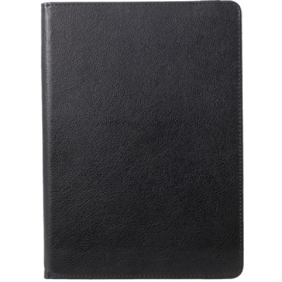 Apple iPad Pro 10.5" (Air 2019) atverčiamas, sukamas 360 laipsnių, juodas odinis dėklas - stovas / Priedai.lt