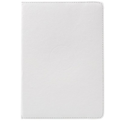 Apple iPad Pro 10.5" (Air 2019) atvēramais balts ādas maciņš, grozās 360° grādu apjomā / Vacins.lv