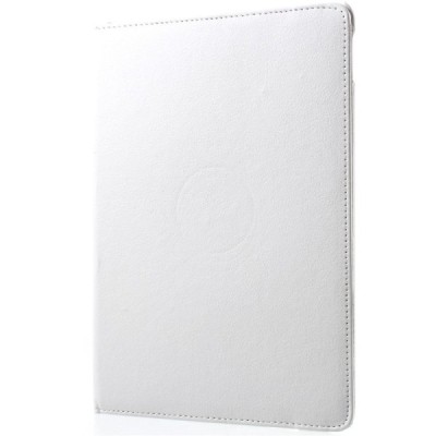 Apple iPad Pro 10.5" (Air 2019) atvēramais balts ādas maciņš, grozās 360° grādu apjomā / Vacins.lv