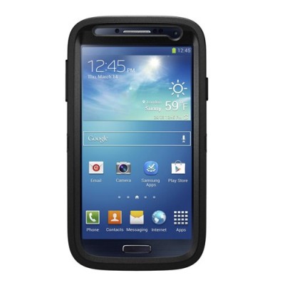 „OtterBox“ Defender juodas Samsung Galaxy S4 dėklas (dėkliukas) / Priedai.lt