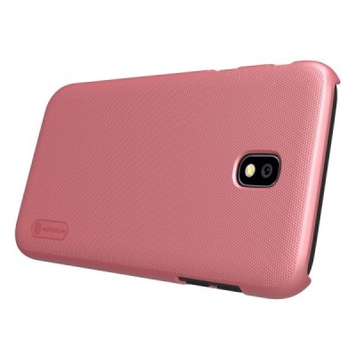 Samsung Galaxy J7 2017 (J730) Nillkin Frosted Shield rozs plastmasas apvalks + ekrāna aizsargplēve / Vacins.lv
