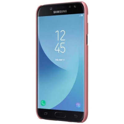 Samsung Galaxy J7 2017 (J730) Nillkin Frosted Shield rozs plastmasas apvalks + ekrāna aizsargplēve / Vacins.lv