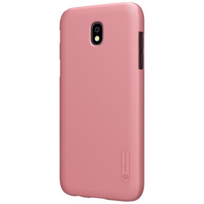 Samsung Galaxy J7 2017 (J730) Nillkin Frosted Shield rozs plastmasas apvalks + ekrāna aizsargplēve / Vacins.lv