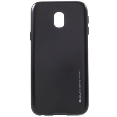 Samsung Galaxy J3 2017 (J330) juodas Mercury kieto silikono (TPU) dėklas / Priedai.lt