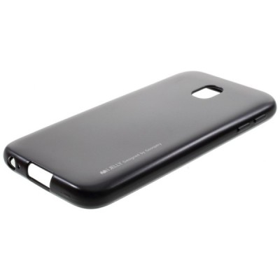 Samsung Galaxy J3 2017 (J330) juodas Mercury kieto silikono (TPU) dėklas / Priedai.lt
