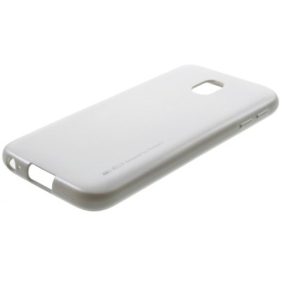 Samsung Galaxy J3 2017 (J330) sidabrinis Mercury kieto silikono (TPU) dėklas / Priedai.lt