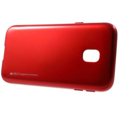 Samsung Galaxy J3 2017 (J330) raudonas Mercury kieto silikono (TPU) dėklas / Priedai.lt