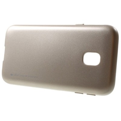 Samsung Galaxy J3 2017 (J330) auksinis Mercury kieto silikono (TPU) dėklas / Priedai.lt