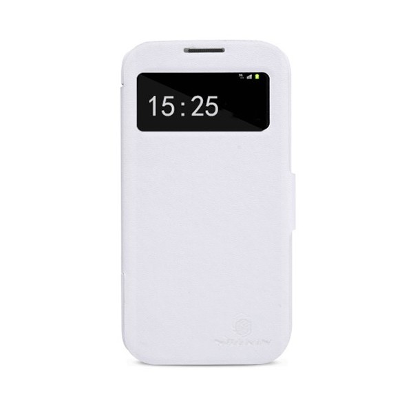 „Nillkin“ Victory atverčiamas dėklas - baltas (Galaxy S4)