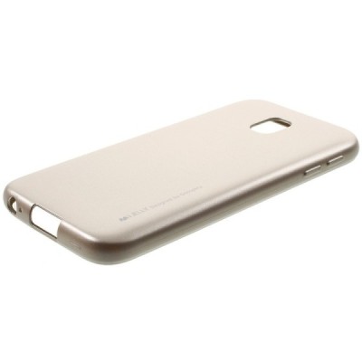 Samsung Galaxy J3 2017 (J330) auksinis Mercury kieto silikono (TPU) dėklas / Priedai.lt