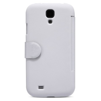 „Nillkin“ Victory baltas odinis s view atverčiamas Samsung Galaxy S4 i9500, i9505 dėklas (dėkliukas, knygutė) / Priedai.lt