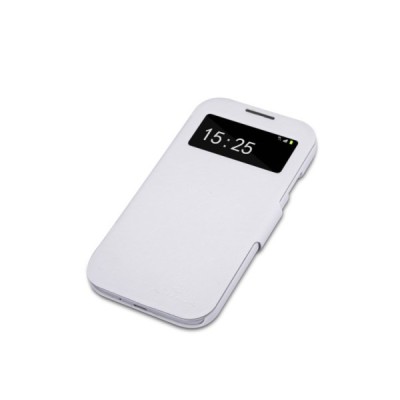 „Nillkin“ Victory baltas odinis s view atverčiamas Samsung Galaxy S4 i9500, i9505 dėklas (dėkliukas, knygutė) / Priedai.lt