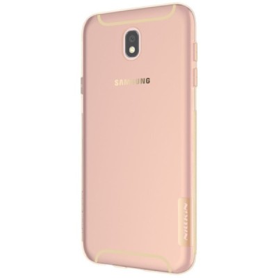 Samsung Galaxy J7 2017 (J730) Nillkin Nature dzidrs (caurspīdīgs) silikona brūns apvalks / Vacins.lv