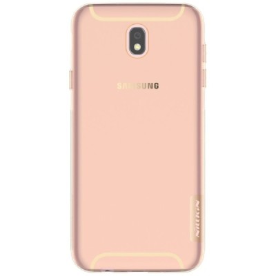 Samsung Galaxy J7 2017 (J730) Nillkin Nature dzidrs (caurspīdīgs) silikona brūns apvalks / Vacins.lv