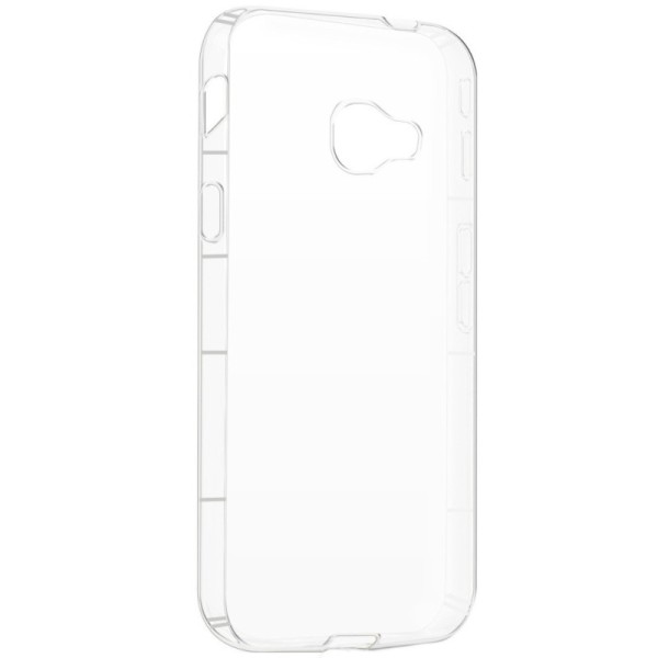 Kieto silikono (TPU) dėklas - skaidrus (Galaxy Xcover 4 / 4S)