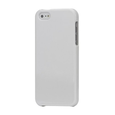 Baltas Snap-on plastikinis Apple iPhone SE (5, 5s) dėklas (dėkliukas, nugarėlė) / Priedai.lt