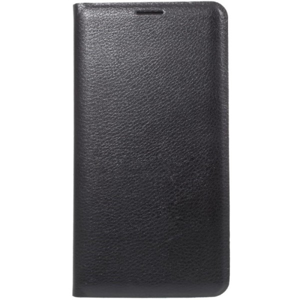 „Flip Wallet“ atvēramais ādas maciņš - melns (Galaxy J3 2017)