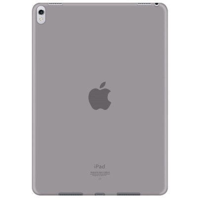Apple iPad Pro 10.5" (Air 2019) kieto silikono TPU skaidrus, pilkas dėklas - nugarėlė / Priedai.lt