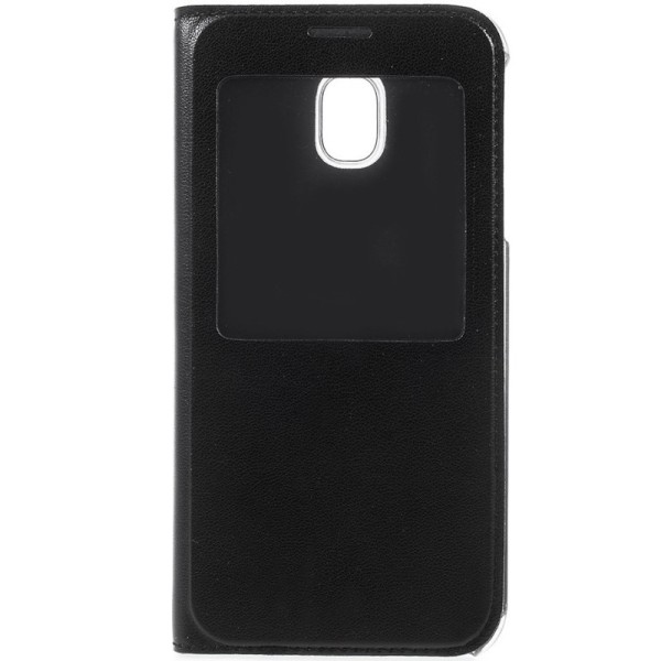 „View Window“ atverčiamas dėklas - juodas (Galaxy J3 2017)