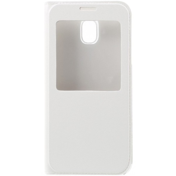 „View Window“ atverčiamas dėklas - baltas (Galaxy J3 2017)