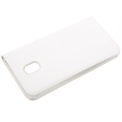 Samsung Galaxy J3 2017 (J330) baltas atverčiamas „View Window“ dėklas su langeliu / Priedai.lt