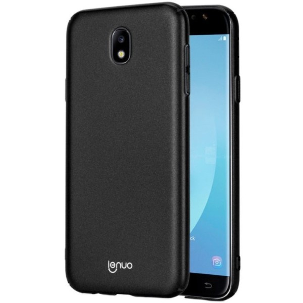 „Lenuo“ Soft Slim apvalks - melns (Galaxy J3 2017)