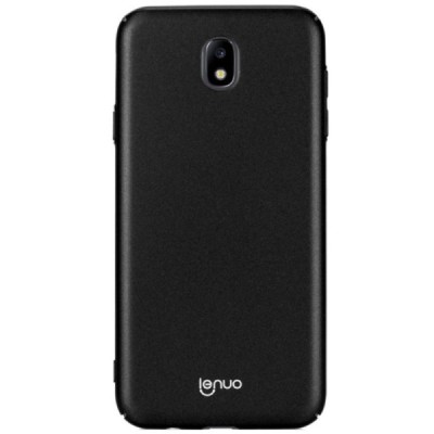 „Lenuo“ Soft Slim Samsung Galaxy J3 2017 (J330) melns plastmasas apvalks / vacins.lv