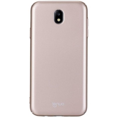 „Lenuo“ Soft Slim Samsung Galaxy J3 2017 (J330) zelta plastmasas apvalks / vacins.lv