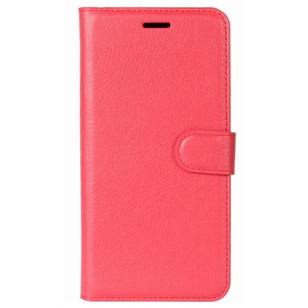 „Litchi“ atvēramais maciņš - sarkans (Galaxy J7 2017)