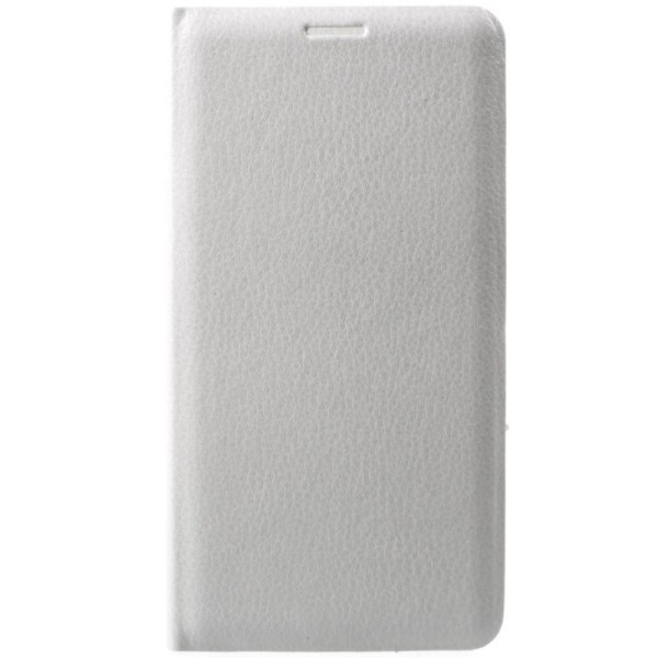 „Flip Wallet“ atvēramais ādas maciņš - balts (Galaxy J7 2017)