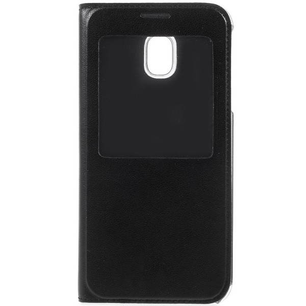 „View Window“ atverčiamas dėklas - juodas (Galaxy J7 2017)