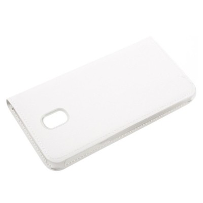 Samsung Galaxy J7 2017 (J730) baltas atverčiamas „View Window“ dėklas su langeliu / Priedai.lt