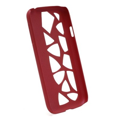 Samsung Galaxy S IV modernus raudonas dėklas (dėkliukas, nugarėlė) / Priedai.lt