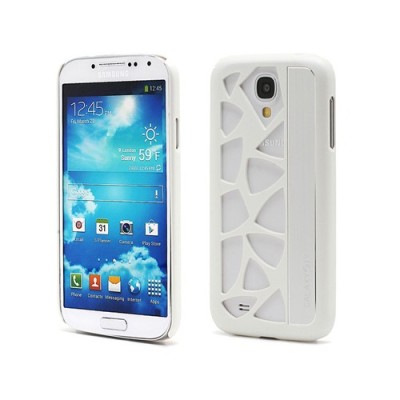 Samsung Galaxy S IV modernus baltas dėklas (dėkliukas, nugarėlė) / Priedai.lt
