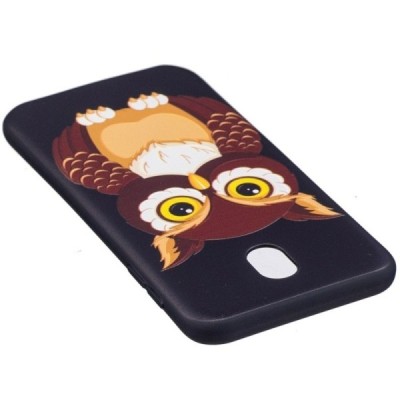 Samsung Galaxy J7 2017 (J730) spalvotas kieto silikono TPU dėklas (nugarėlė) - Pelėda / Priedai.lt