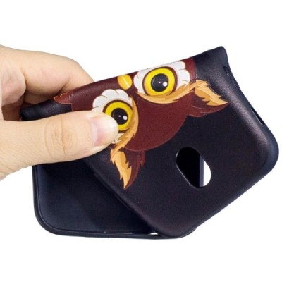 Samsung Galaxy J7 2017 (J730) spalvotas kieto silikono TPU dėklas (nugarėlė) - Pelėda / Priedai.lt