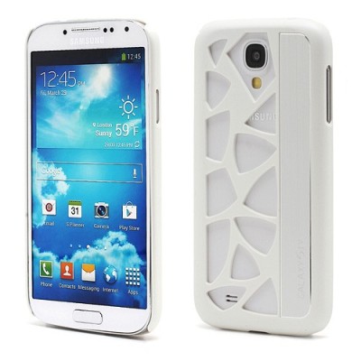 Samsung Galaxy S IV modernus baltas dėklas (dėkliukas, nugarėlė) / Priedai.lt