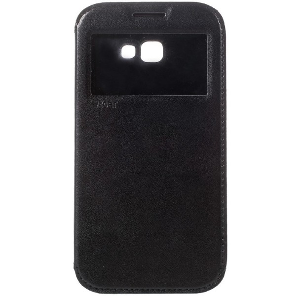 „Roar“ Noble atvēramais futrālis - melns (Galaxy A7 2017)