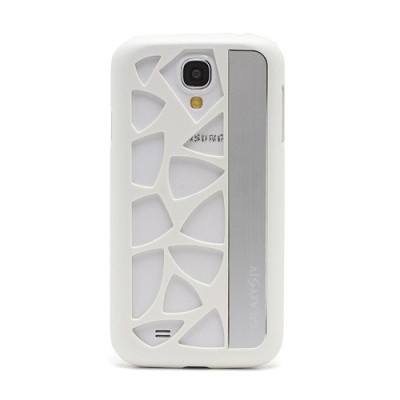 Samsung Galaxy S IV modernus baltas dėklas (dėkliukas, nugarėlė) / Priedai.lt