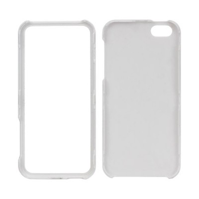 Baltas Snap-on plastikinis Apple iPhone SE (5, 5s) dėklas (dėkliukas, nugarėlė) / Priedai.lt
