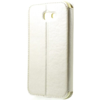 Roar Noble atverčiamas Samsung Galaxy A7 2017 (A720) auksinis odinis dėklas / Priedai.lt