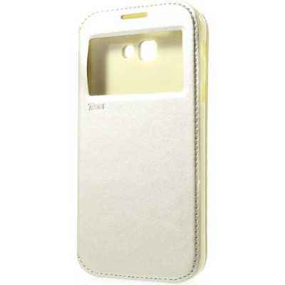 Roar Noble atverčiamas Samsung Galaxy A7 2017 (A720) auksinis odinis dėklas / Priedai.lt