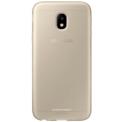 Samsung Galaxy J3 2017 (J330) kieto silikono TPU auksinis dėklas - nugarėlė / Priedai.lt