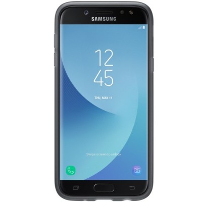 Samsung Galaxy J5 2017 (J530) cieta silikona (TPU) melns apvalks / vacins.lv