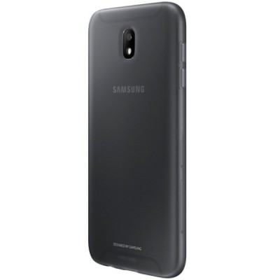 Samsung Galaxy J7 2017 (J730) cieta silikona (TPU) melns apvalks / vacins.lv