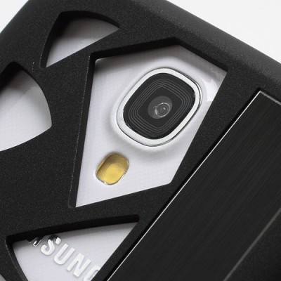 Samsung Galaxy S IV modernus juodas dėklas (dėkliukas, nugarėlė) / Priedai.lt