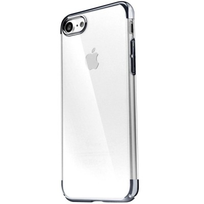 Apple iPhone 7 (iPhone 8) Baseus Glitter dzidrs (caurspīdīgs) melns plastmasas apvalks / Vacins.lv