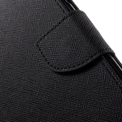 „Mercury“ Goospery Samsung Galaxy Note 3 (N9005, N9002, N9000) juodas odinis dėklas / Priedai.lt