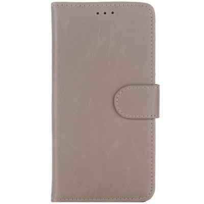 Samsung Galaxy A7 2017 (A720) atverčiamas smėlio spalvos odinis retro dėklas - piniginė / Priedai.lt