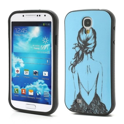 Samsung Galaxy S4 i9505 (i9500) „iFace“ zils silikona apvalks / vacins.lv